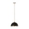 Z-Lite Landry 1 Light Pendant, Matte Black & Brushed Nickel 1004P14-MB-BN - alternate 1